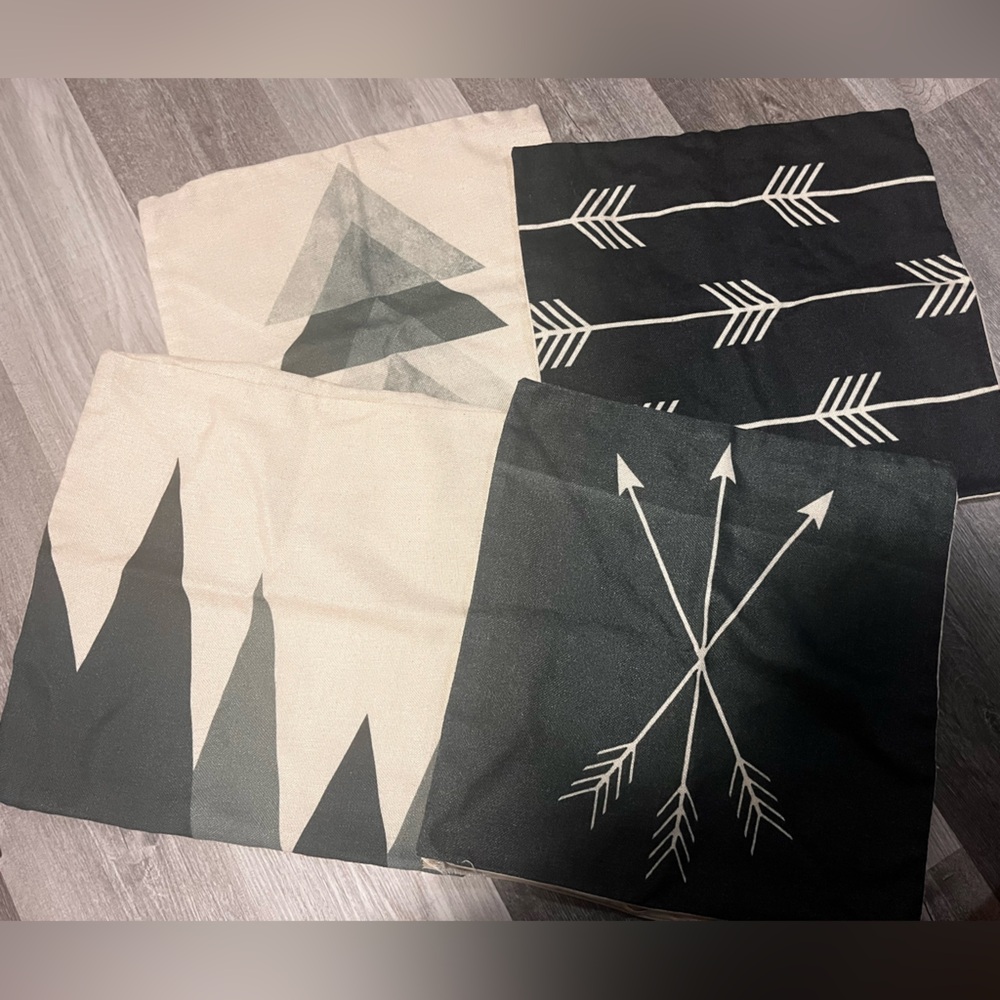 18x18” Throw Pillow Covers